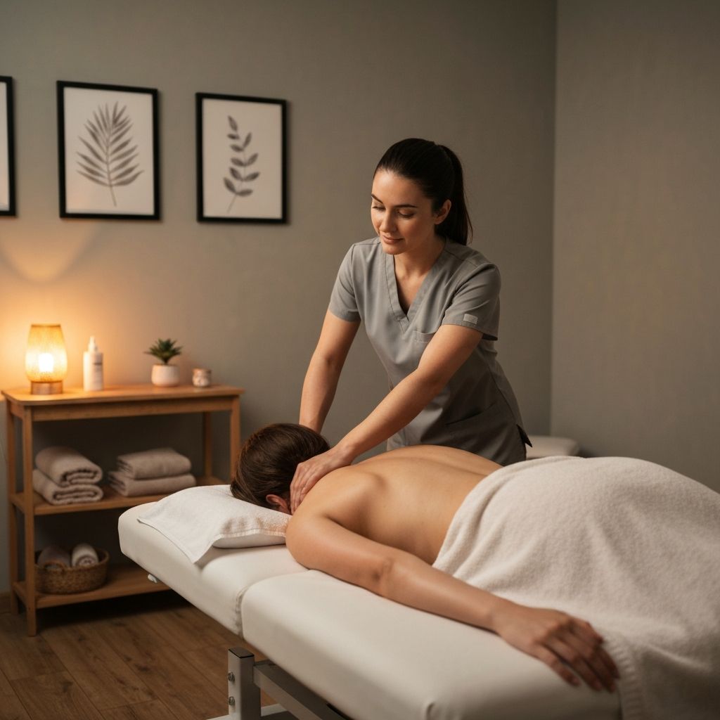 Our massage therapy room